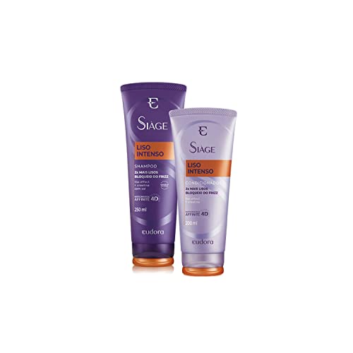 Eudora Kit Siàge Liso Intenso Shampoo + Condicionador (Nova Versão)