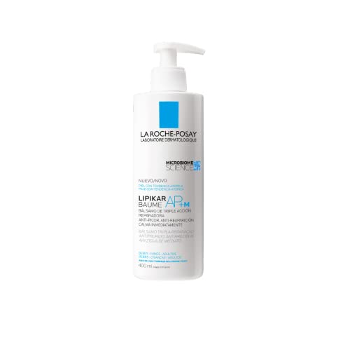 La Roche-Posay, Lipikar Baume AP+M 400ml, Hidratante Intensivo, Reequilibra o Microbioma, Reduz crises de ressecamento intenso, Fórmula Hipoalergênica