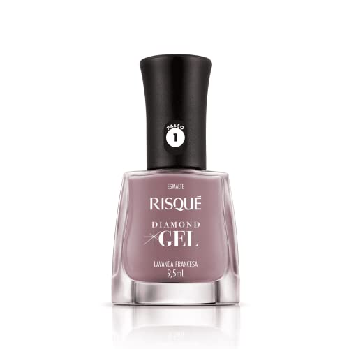 Risqué Esmalte Diamond Gel Lavanda Francesa Cremoso 9 5 Ml