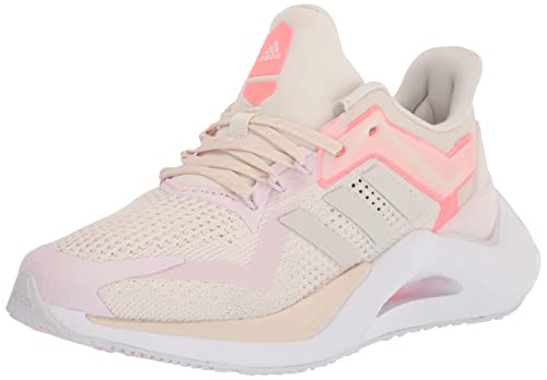 adidas Tênis de corrida feminino Alphatorsion 2.0, Giz Branco/Giz Branco/Branco Maravilha, 7.5