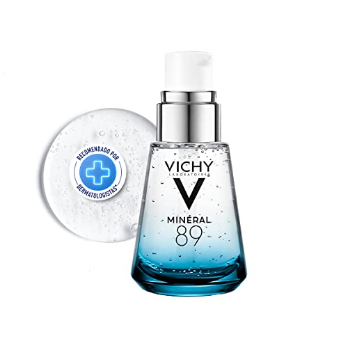 Vichy Minéral 89, Sérum Facial Fortalecedor com Ácido Hialurônico Puro e Minerais para Hidratação Intensa da Pele e Proteção da Barreira Cutânea, 30ml