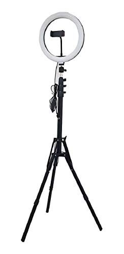 Iluminador Led Ring Light 26cm Com Tripé Profissional Teem