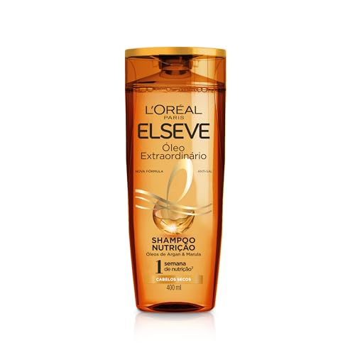 Shampoo L'Oréal Paris Elseve Óleo Extraodinário, 400ml