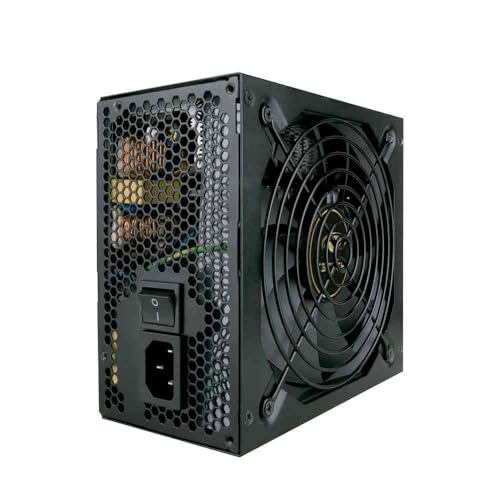 Fonte C3Tech PS-G500B Certificacao 80 Plus Bronze 500w Gamer, ATX, PFC ativo Bivolt automatico 115/230V, Cooler 120mm, Preta