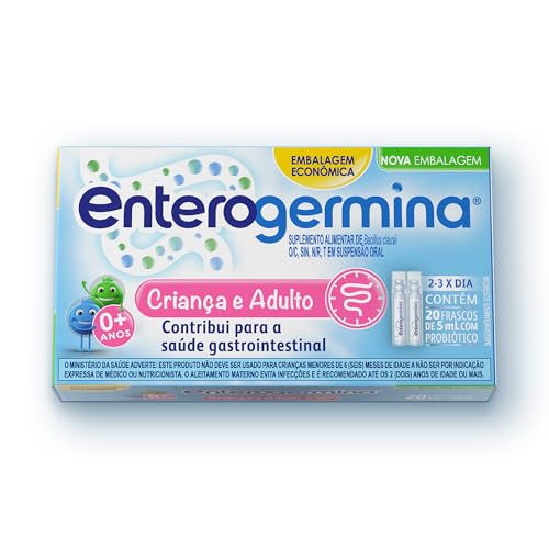 Probiótico Enterogermina 20 frascos de 5ml - Tamanho Família