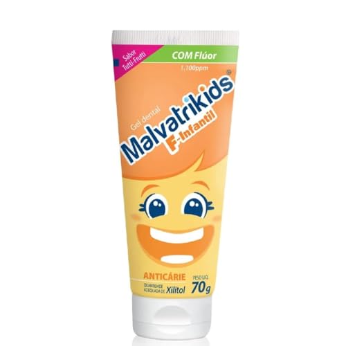 CREME DENTAL MALVATRIKIDS INFANTIL 70GR 4 A 7 ANO