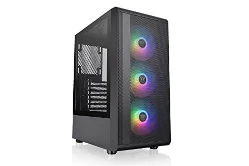 Gabinete Gamer ThermalTake S200 ARGB Mid Tower 3 fan 120mm CA-1X2-00M1WN-00