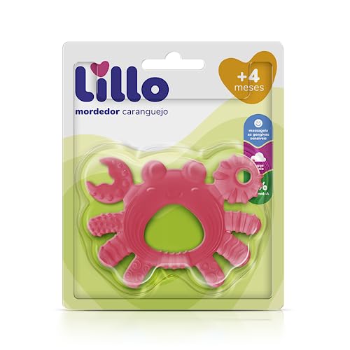 Lillo Mordedor Caranguejo - Rosa