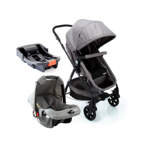 Cosco Kids, Travel System Poppy Trio, Cinza Mescla