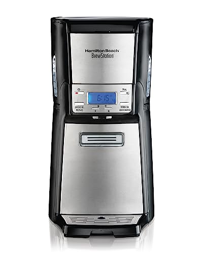 Cafeteira Elétrica BrewStation Elite, 35 Xícaras, Preta/Prata Hamilton Beach 110V