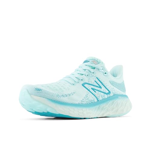New Balance Fresh Foam X 1080 V12 Tênis de corrida feminino, Ciano brilhante/azul virtual, 36