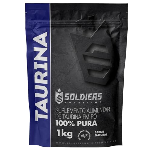 L-Taurina 1kg - 100% Pura Importada - Soldiers Nutrition