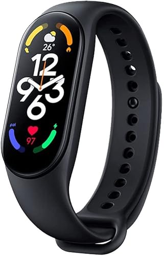 Mi Band 7 Standard Edition Smart Bracelet 1.62 '' AMOLED BT 5.2 com 120 modos de treino Suporte de análise de treino profissional chinês e inglês versão doméstica preta