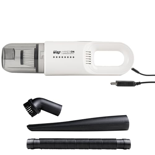 WAP Aspirador de Pó de Mão HANDSON à Bateria, Portátil, 110ml, com Filtro Lavável, 50W 7,4VDC