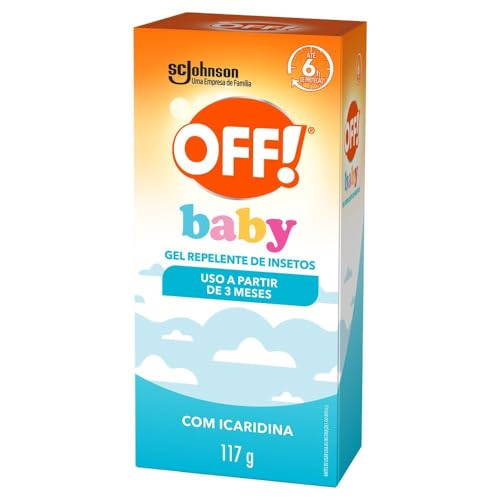 OFF! Baby Repelente de Mosquitos, com Icaridina, Protege por até 6h, Loção em Gel, 117g