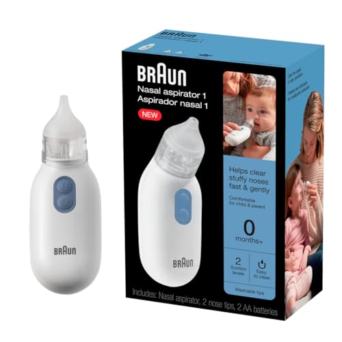 Braun Aspirador nasal elétrico para recém-nascidos, bebês e crianças pequenas
