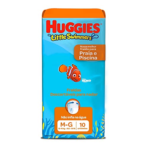 HUGGIES Fralda Infantil Little Swimmers M/G 10 Unidades Huggies