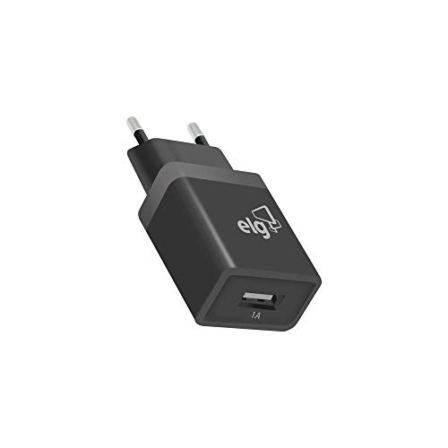 Carregador de Parede Universal 1 Saída USB 1A Bivolt Preto - WC1APT ELG