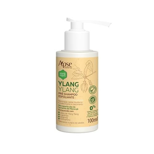 Pré Shampoo Esfoliante Ylang Ylang 100ml, Apse Cosmetics