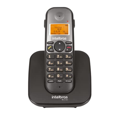 Telefone Digital Sem Fio TS 5120 Preto Intelbras