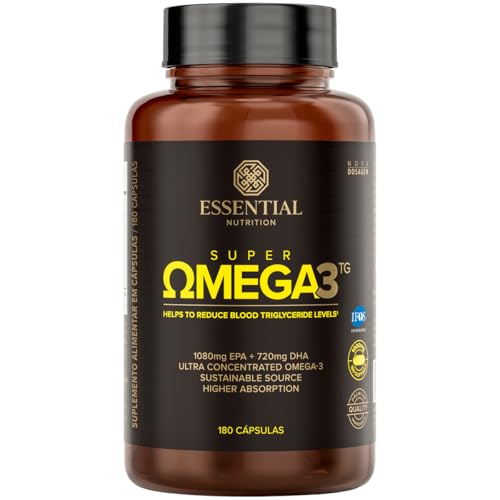 Super Ômega 3 TG 180 Cápsulas - Essential Nutrition