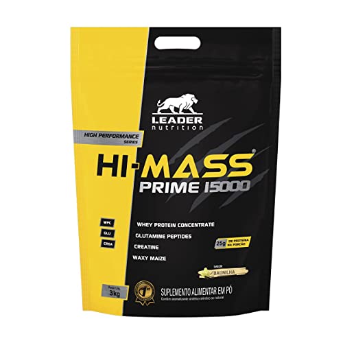 Hi-Mass Prime 15000 -3000G Refil Baunilha - Leader Nutrition