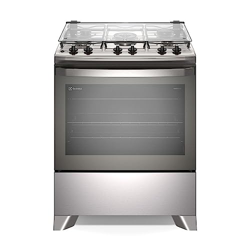 Fogão Electrolux 5 bocas Efficient com PerfectCook Cinza FE5IC - Bivolt