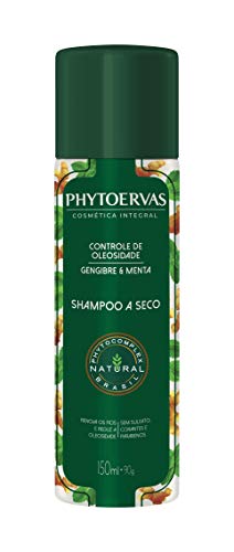Phytoervas Phyto Shampoo Seco Controle Oleosidade 150Ml Verde