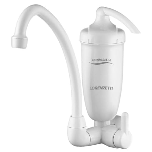 Torneira Lorenzetti P/Pia Em Abs Branco Bica Móvel Com Filtro