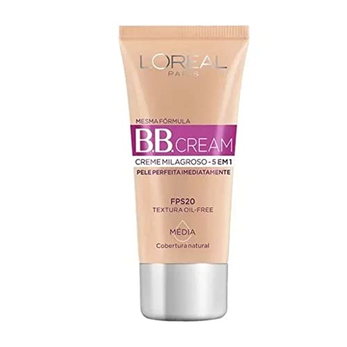 Base BB Cream L'Oréal Paris Dermo Expertise Cor Média FPS 20, 30ml