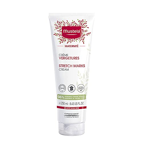 Mustela Maternité Creme Estrias 250Ml - Previne Estrias Com Ação 3 Em 1: Hidrata Reforça A Elasticidade E Acalma A Sensação De Coceira - Com 96% De Ingredientes De Origem Natural