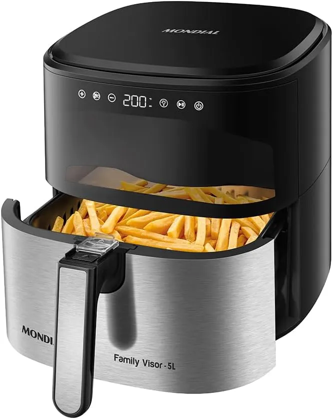 Fritadeira Elétrica Sem Óleo Air Fryer Mondial 5L AF-50-DV