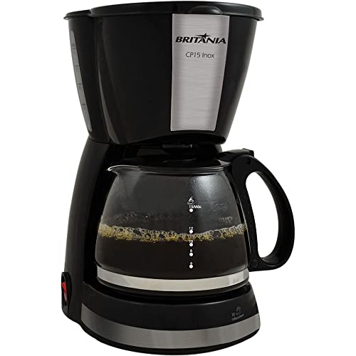 Britânia CP15 Cafeteira 600 ml, 220V 550 W, Preto