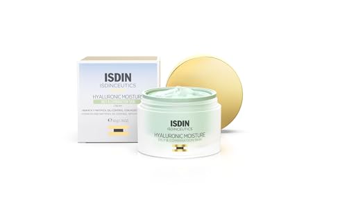 ISDIN Creme Anti-Idade para Pele Oleosa Isdinceutics Hyaluronic Moisture Oily Skin - 50g