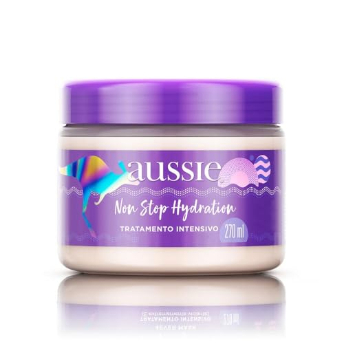 Máscara Capilar Aussie Non Stop Hydration 4EVER MASK Hidratação Duradoura, 270 ml