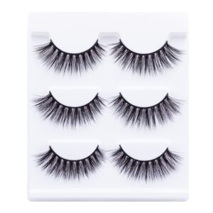 Cílios Fios de Seda #1212 Ingrid 3 pares