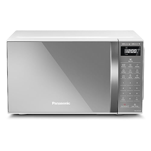 Panasonic Micro-ondas 21L Branco Porta Espelhada NN-ST27LWRUN 110v