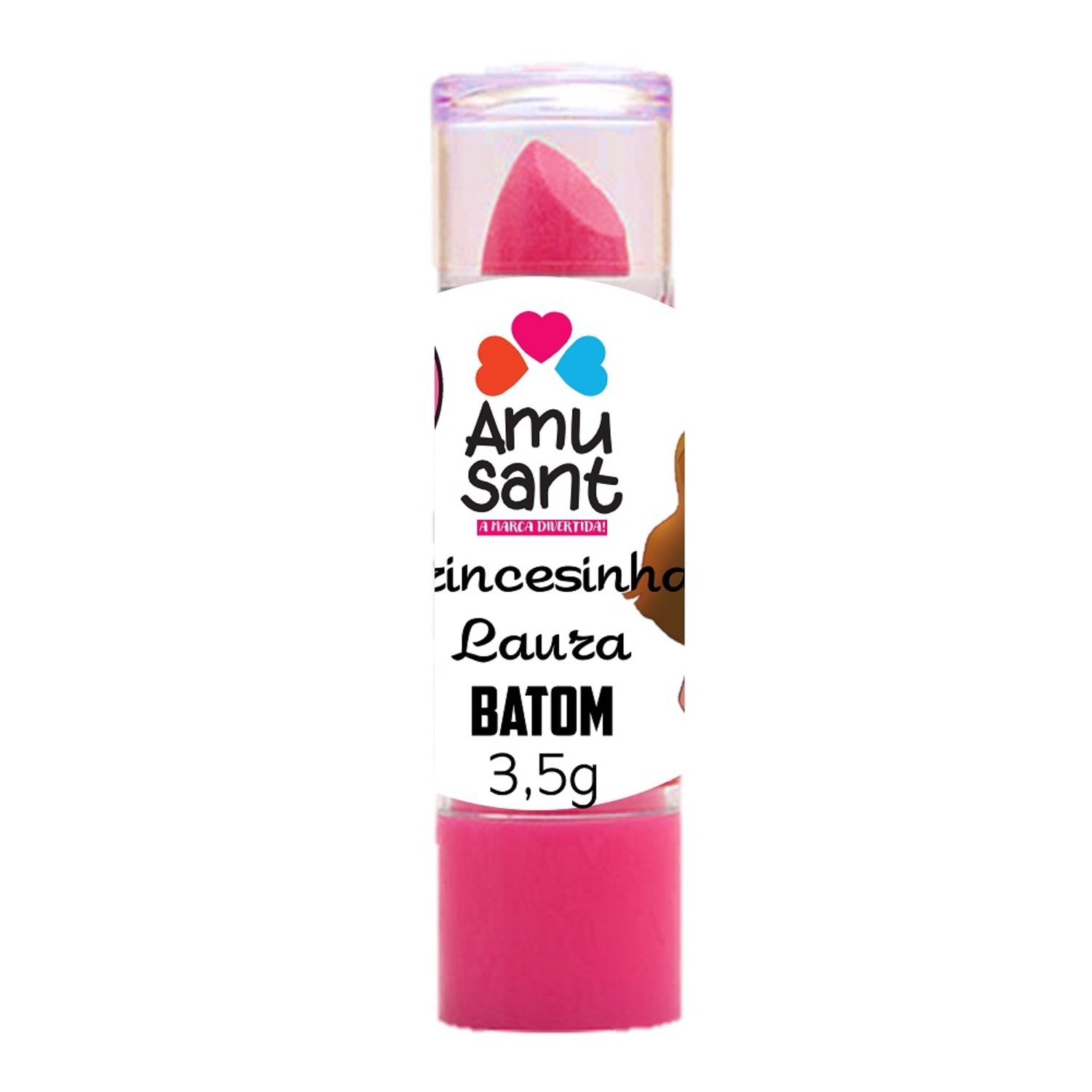 Batom Amusant Princesinha Laura 3.5g
