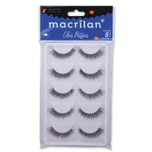 Cílios Postiços Naturais e Alongados no Canto Externo CL105-5 5 pares