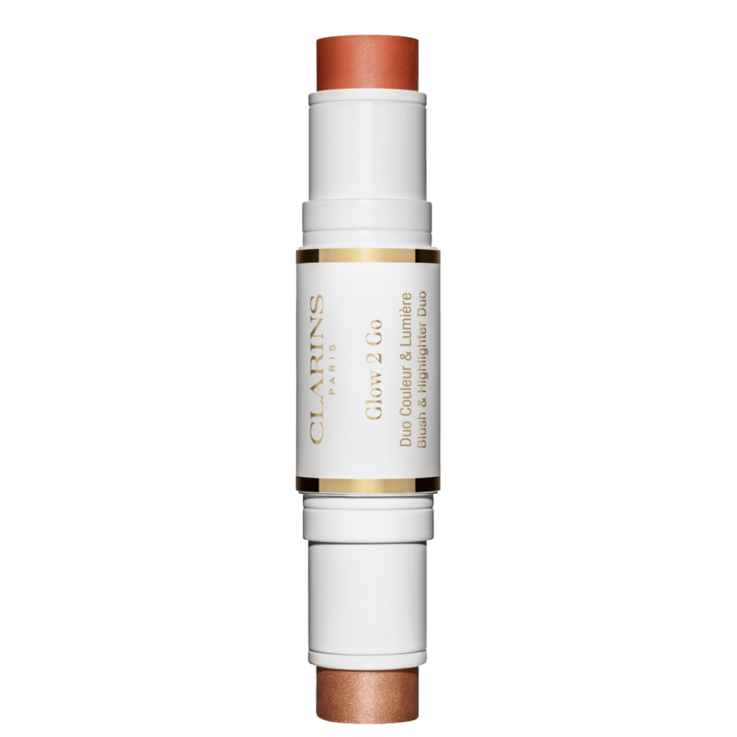 Bastão Multifuncional Clarins Glow 2 Go 02 Golden Peach 10g