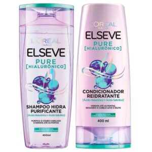Kit Elseve Pure Hialurônico Shampoo Condicionador