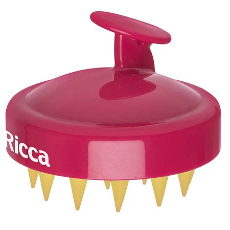 Escova Massageador de Couro Cabeludo Ricca Shampoo Brush