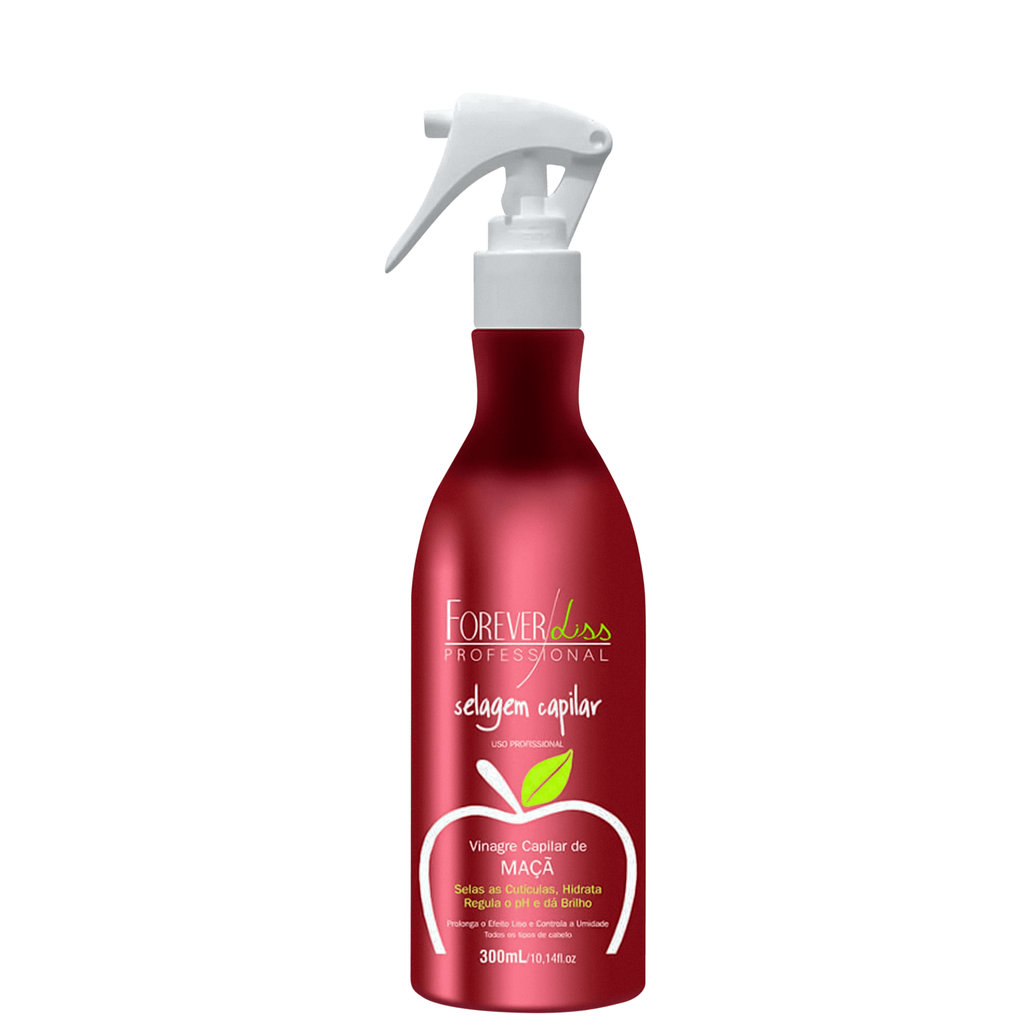 Vinagre Capilar Forever Liss Professional Selagem Capilar Maçã 300ml