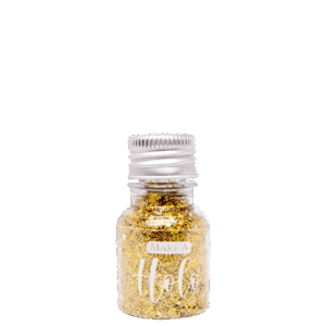 Glitter Flocado Dourado Holográfico Garrafinha 10,0g