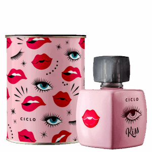 Perfume Unissex Ciclo Cosméticos Kiss Deo Colonia Lata
