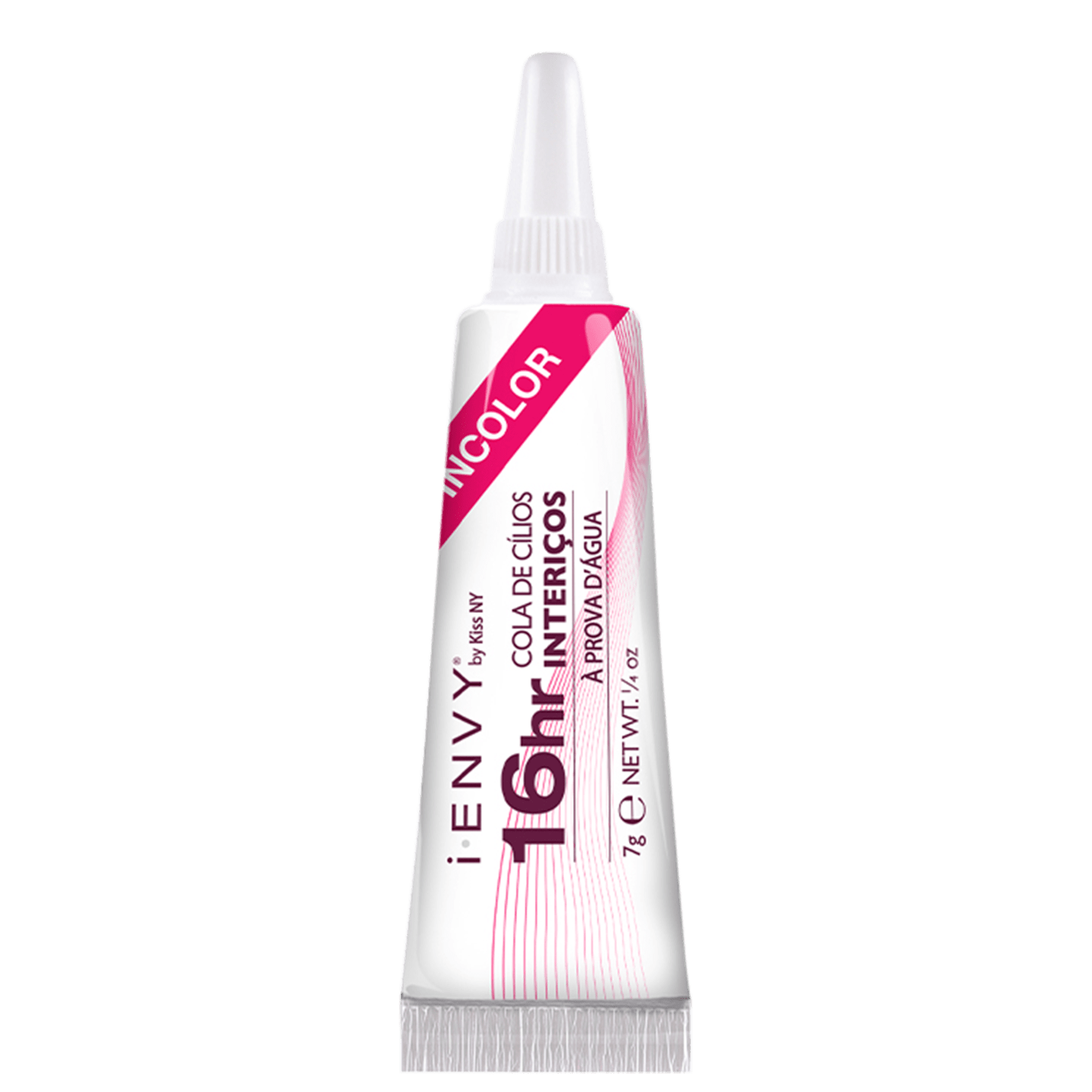 Cola para Cílios Kiss New York i-Envy 16h Incolor 7g