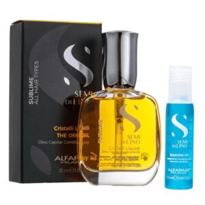 Kit Alfaparf Reparador de Pontas 30ml e Ampola Semi Di Lino