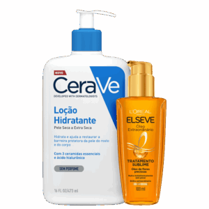 Kit Beleza na Web Loção Hidratante + Óleo de Tratamento Capilar (2 Produtos)