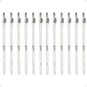 Kit Lápis de Olho com Apontador Luisance Branco L887-W (12 unidades)