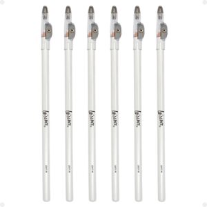 Kit Lápis de Olho com Apontador Luisance Branco L887-W (6 unidades)